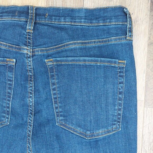 Free People High Rise Stretch Skinny Jeans Sz 30R Dark Wash 61855-16515125 - Picture 11 of 16